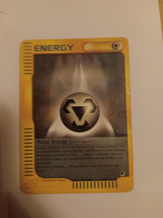 Metal Energy (EX 159) Expedition Base Set Rare card