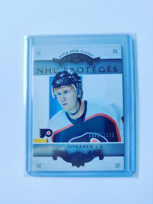 Joni Pitkänen 03-04 UD Classic Portraits NHL Proteges /1155
