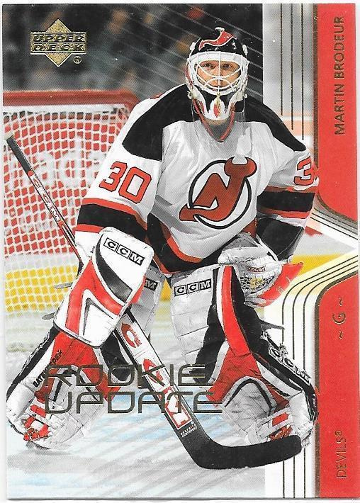 2003-04 UD Rookie Update #53 Martin Brodeur NJD MV