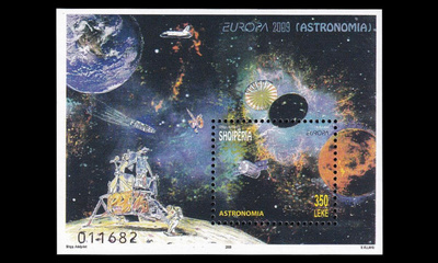 Albania 3318BL174 ** Europa astronomia (2009)