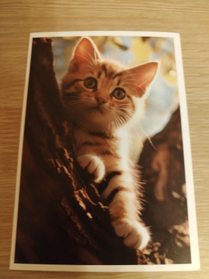 Kissa kortti,kulkematon.
