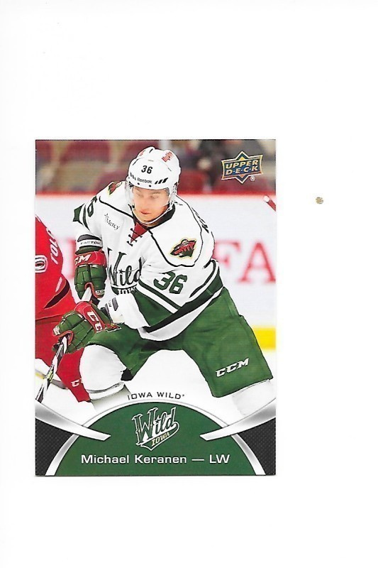 2015-16 Upper Deck AHL #6 Michael Keränen Iowa Wild Ilves