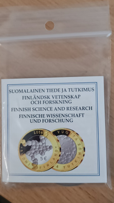 Suomalainen tiede.ja tutkimus 5€ 2008