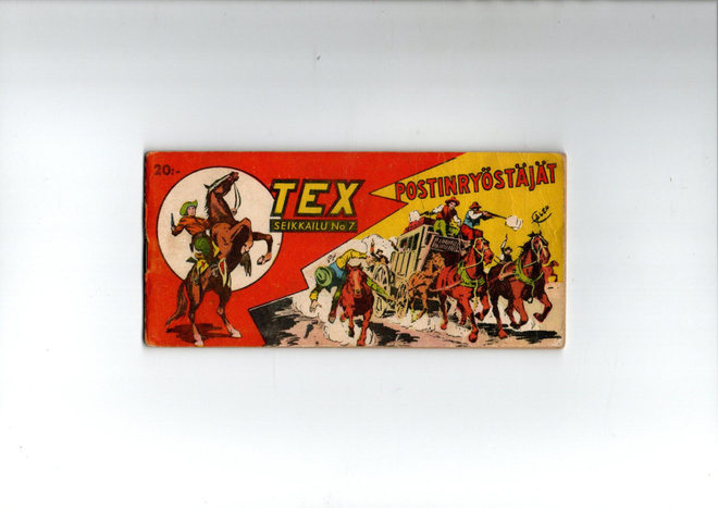TEX n:o 7 POSTINRYÖSTÄJÄT. Ensimmäinen vuosikerta.