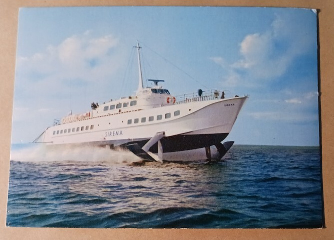 m/s Sirena (p.o. h/s) merellä, väripk, ei p.