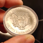 American silver eagle 2007 1 Oz hopearaha - pikkukuva 4