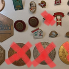 Vanhat Mitalit / Rintamerkit, 32kpl. (Militaria,Disney) - pikkukuva 5