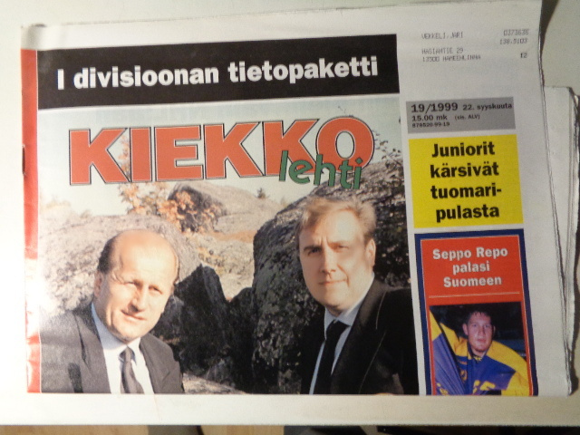 Kiekkolehti Nro 19/1999 (27.11)
