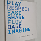 Katja Lindroos : Play, respect, ease, share, flow, dare, ... - pikkukuva 1