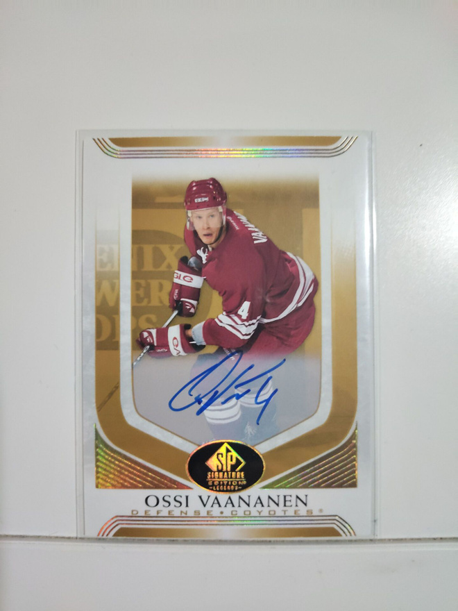 2020-21 SP Signature Edition Legends #225 Ossi Väänänen