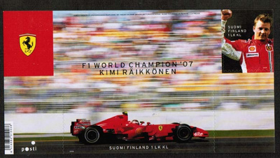 2008 Kimi Räikkönen, postituore pienoisarkki.