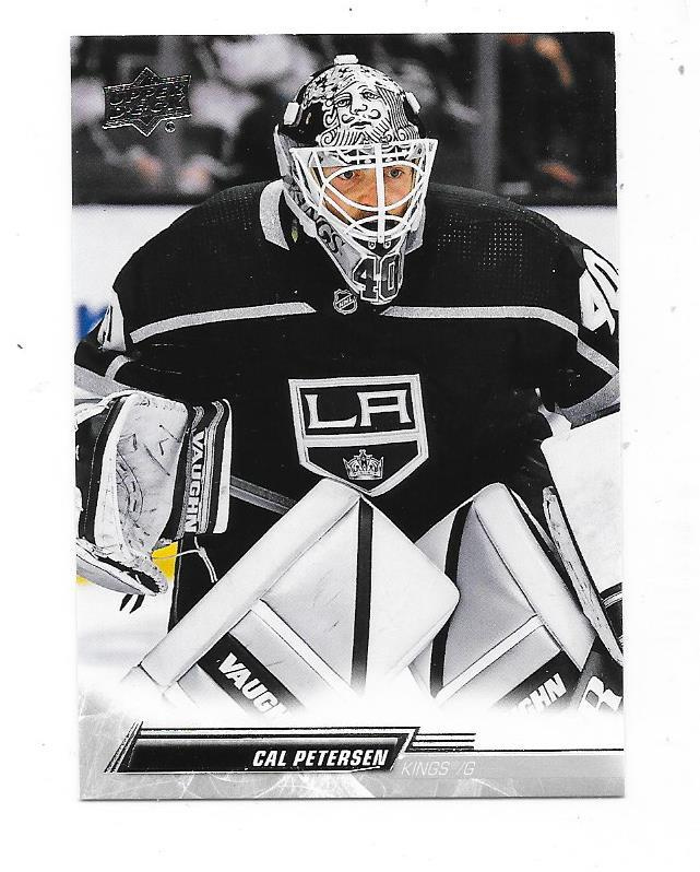 2022-23 Upper Deck #85 Cal Petersen Los Angeles Kings MV