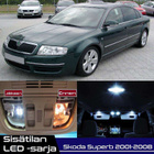 Skoda Superb (B5) Sisätilan LED-sarja 16-osainen - pikkukuva 1