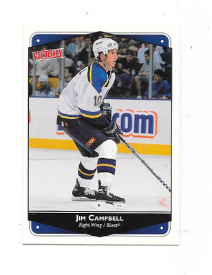 1999-00 Ud Victory #267 Jim Campbell , St Louis Blues