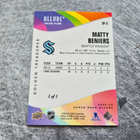 Matty Beniers 2022-23 Allure Rookie Golden Treasures 1of1 - pikkukuva 2