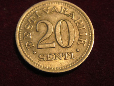 20 senti 1935  Eesti-Estonia