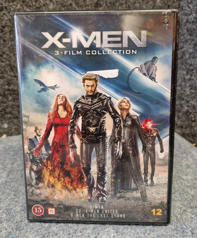 X-MEN - 3-FILM COLLECTION DVD UUSI