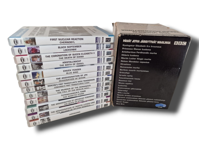 DVD -elokuva (100 Vuoden Maailmanhistoria / BBC / 12 levyä)