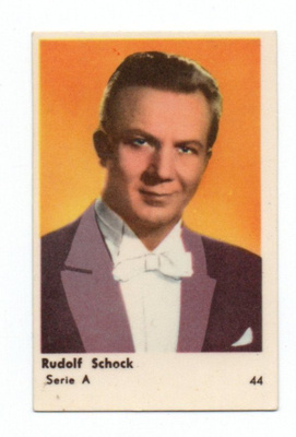Purkkakuva Serie A n:o 44 RUDOLF SCHOCK Purukumikuva