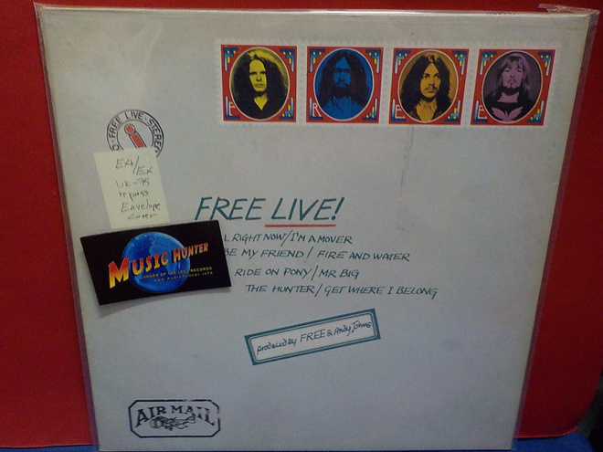 FREE - LIVE UK -75 EX+/EX LP