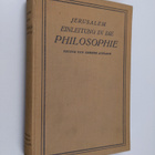 Wilhelm Jerusalem : Einleitung in die Philosophie - pikkukuva 1