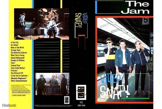 THE JAM snap! VHS -1977-1982- .......mod-powerpop klassikko