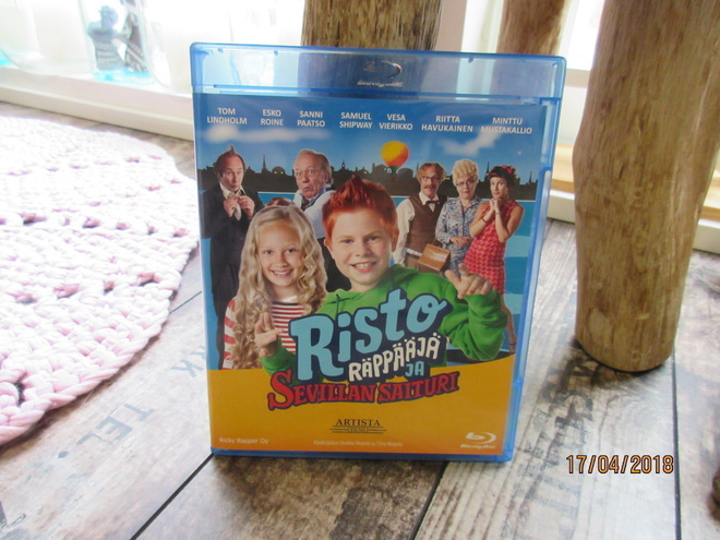 Risto Räppääjä ja Sevillan saituri bluray