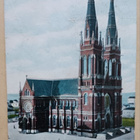 Helsinki, Uusi kirkko (Johanneksen kirkko), väripk, p. 1914 - pikkukuva 1