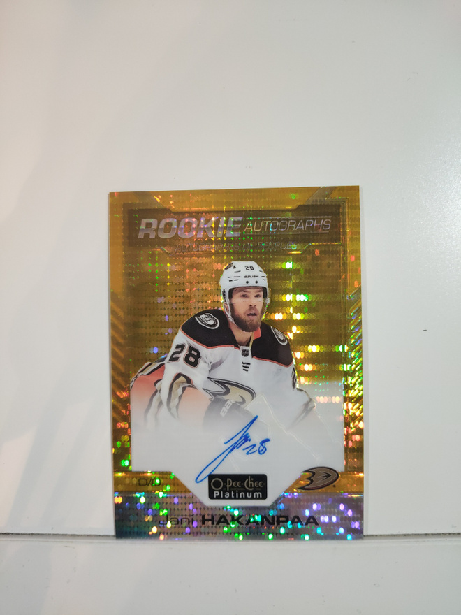 2020-21 OPC Platinum RC Seismic Gold #R-JH Jani Hakanpää