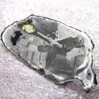 Meteoriitti levy pallasiitti 101 x 2 mm zoomorfinen Seymchan - pikkukuva 2