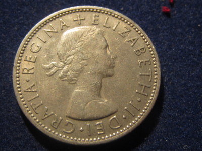 2 shillings 1961. Iso-Britannia