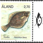 Åland 1990 Kaloja 2,70 mk välilöpari logo ** LaPe 040 - pikkukuva 1