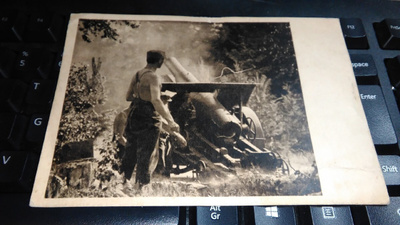 Kenttäpostikortti 9550 10kpk 9474 Kenttätykki 1942 26/6