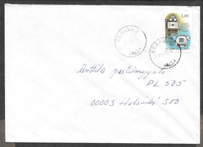 Postilähetys -  Puhelinliik. 100v (LAPE 820) Kerava 21.2.78