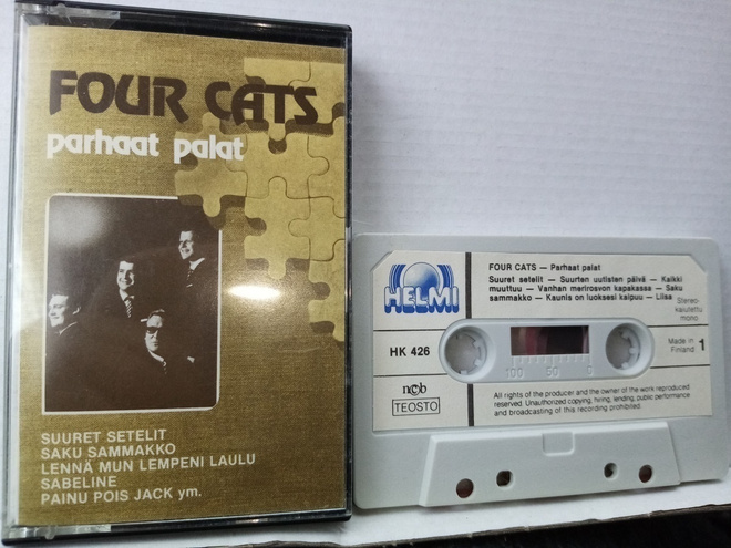 C-KASETTI Four Cats :  Parhaat palat ( SIS POSTIKULU)
