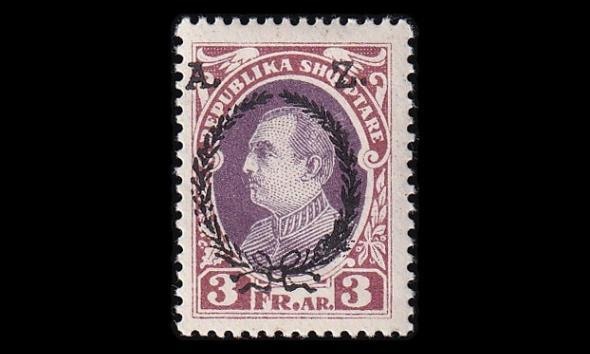 Albania 160 * Presidentti 3 Fr (1927)