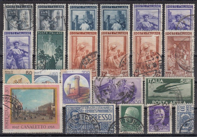 Italia postimerkit 60 kpl