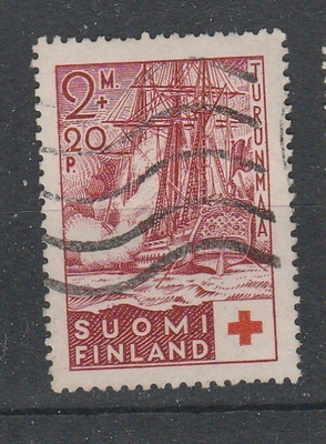 Suomi 1937, PR merkki 2mk+20p,  , leimattu