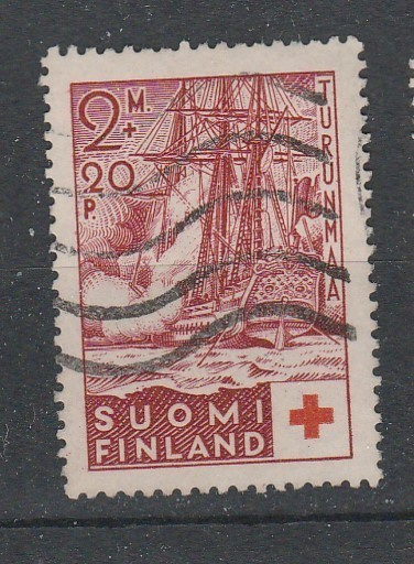 Suomi 1937, PR merkki 2mk+20p,  , leimattu