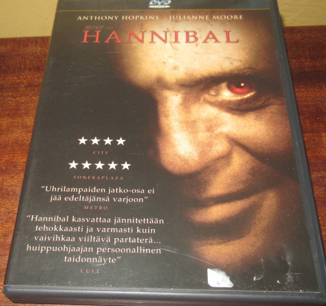 Hannibal Trilleri, jännitys, toiminta dvd