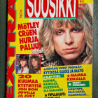 Suosikki Extra 4B 1987 Musiikkilehti. Mötley Grue juliste - pikkukuva 1