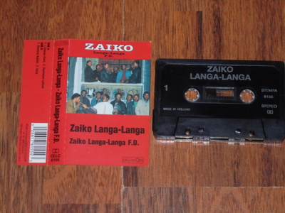 C-kasetti - ZAIKO LANGA-LANGA F.D. - 1990 soukous EX+
