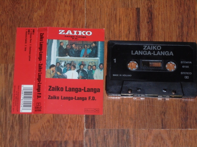 C-kasetti - ZAIKO LANGA-LANGA F.D.  - 1990 soukous EX+