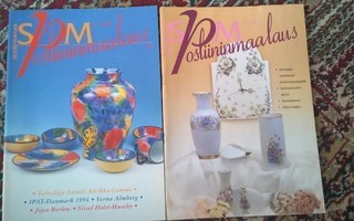 2 x skandinavian posliinimaalaus