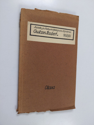 Torsten Söderhjelm : Gustave Flaubert