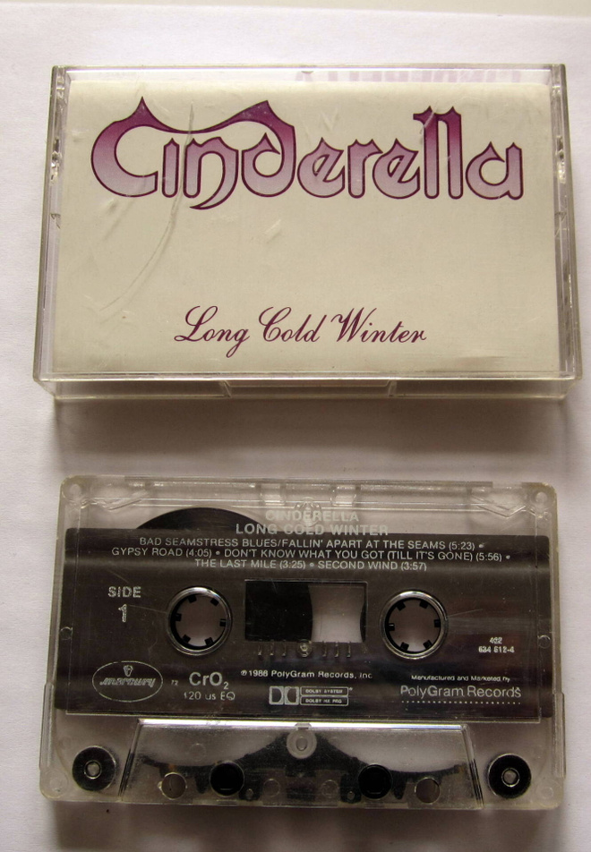 CINDERELLA Long Cold Winter C-KASETTI 1988
