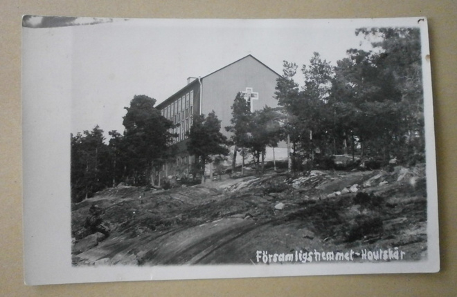 Houtskär, Seurakuntakoti, vanha mv valokuvapk, p. 1939