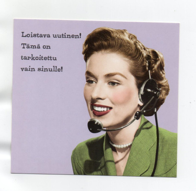 "°LOISTAVA UUTINEN...." -KORTTI /Hers & His