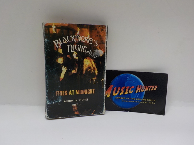 BLACKMORE'S NIGHT - FIRES AT MIDNIGHT M-/VG+ PROMO KASETTI