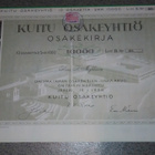 Jääski Kuitu Oy Osakekirja 10000mk 1938 26/6 - pikkukuva 1